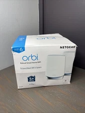 NETGEAR - Orbi AX4200 Tri-Band Mesh Wi-Fi 6 System (2-pack) - White New