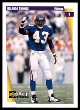 Orlando Thomas 1997 Collector's Choice #302 Vikings NFL READ FREE SHIPPING