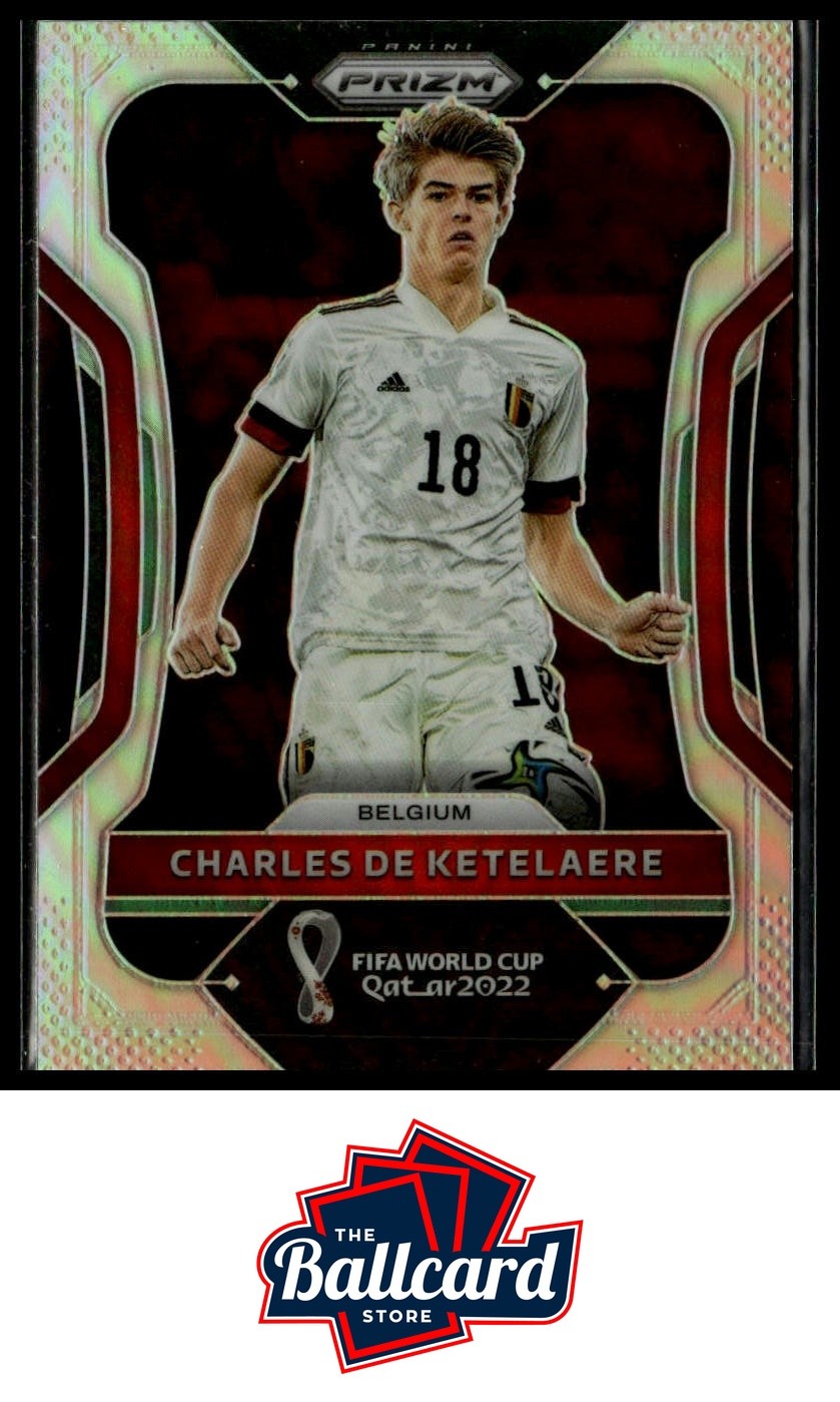 2022 Panini Prizm FIFA World Cup Qatar #15 Charles De Ketelaere Silver