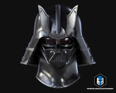 Sith Darth Vader Samurai Helm - Galactic Armory - DIY - bemalt