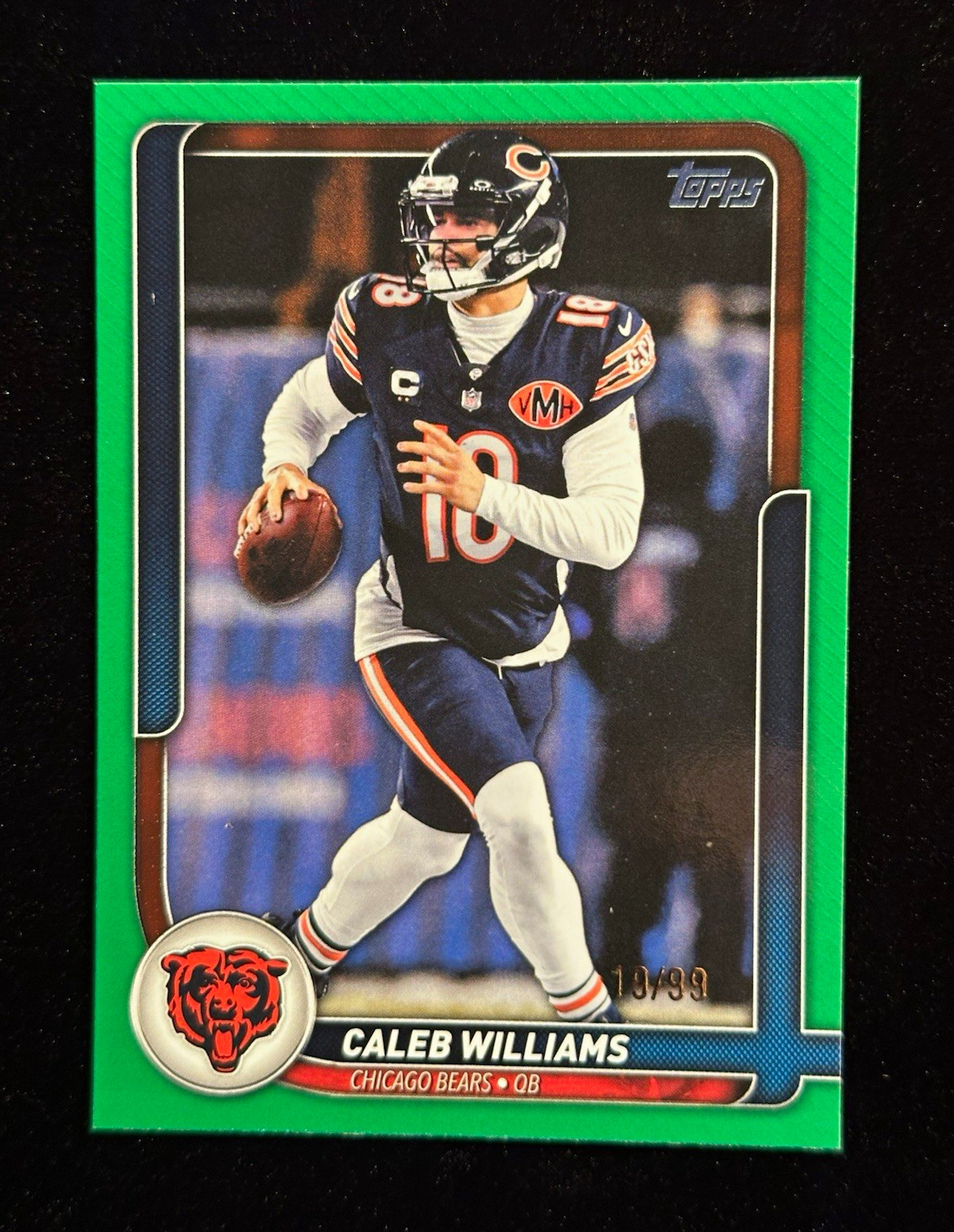 2026 Topps Flagship Costco - Caleb Williams Green /99 Bears #TFC-12