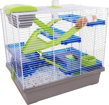 Pico Hamster Cage, Extra Large, 5 Tier, with Water Bottle, Food Dish & Exercise