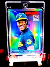 Rickey Henderson 2021 Topps 70YTC-20 A's Exclusive 70 Years Baseball (NM-M) ✨✨✨✨