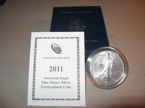 2011-W United States Uncirculated Burnished Silver Eagle OGP