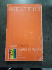 Catalogue Cotation timbre  yve Tellier Tome 1 1989 Andorre Europa Monaco 