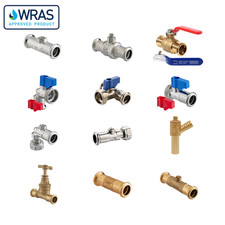 Copper Press Fit Valves Water M-Profile Crimp Press-Fit