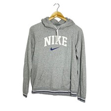 Nike Sportswear Varsity Pullover Hoodie BV3973-063 Grey Women Small EUC