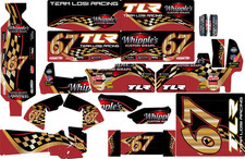 Custom Losi 22 Checker Flag Wrap