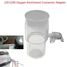 1Pcs CPAP Oxygen Blend Adapter CPAP Oxygen Enrichment Connector Adapter Cap Dzd