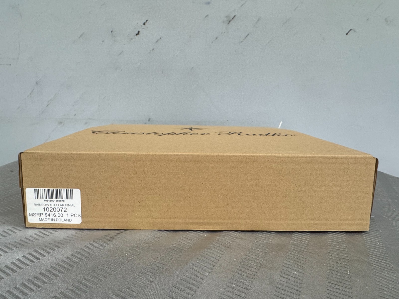 CHRISTOPHER RADKO Rainbow Stellar Finial Tree Topper 14x14" (NIB) -MSRP$416.00-