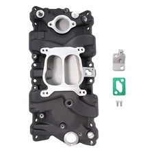 Performer Series Black Intake Manifold For Chevy Sbc Fits 87-95 350 Tbi Heads