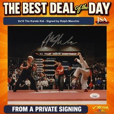 Ralph Macchio Signed 8x10 Photo The Karate Kid JSA COA from Private Signing
