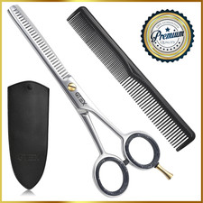 ✅Set Forbici Sfoltire i Capelli Professionali 6,5 Pollici con Pettine + Custodia