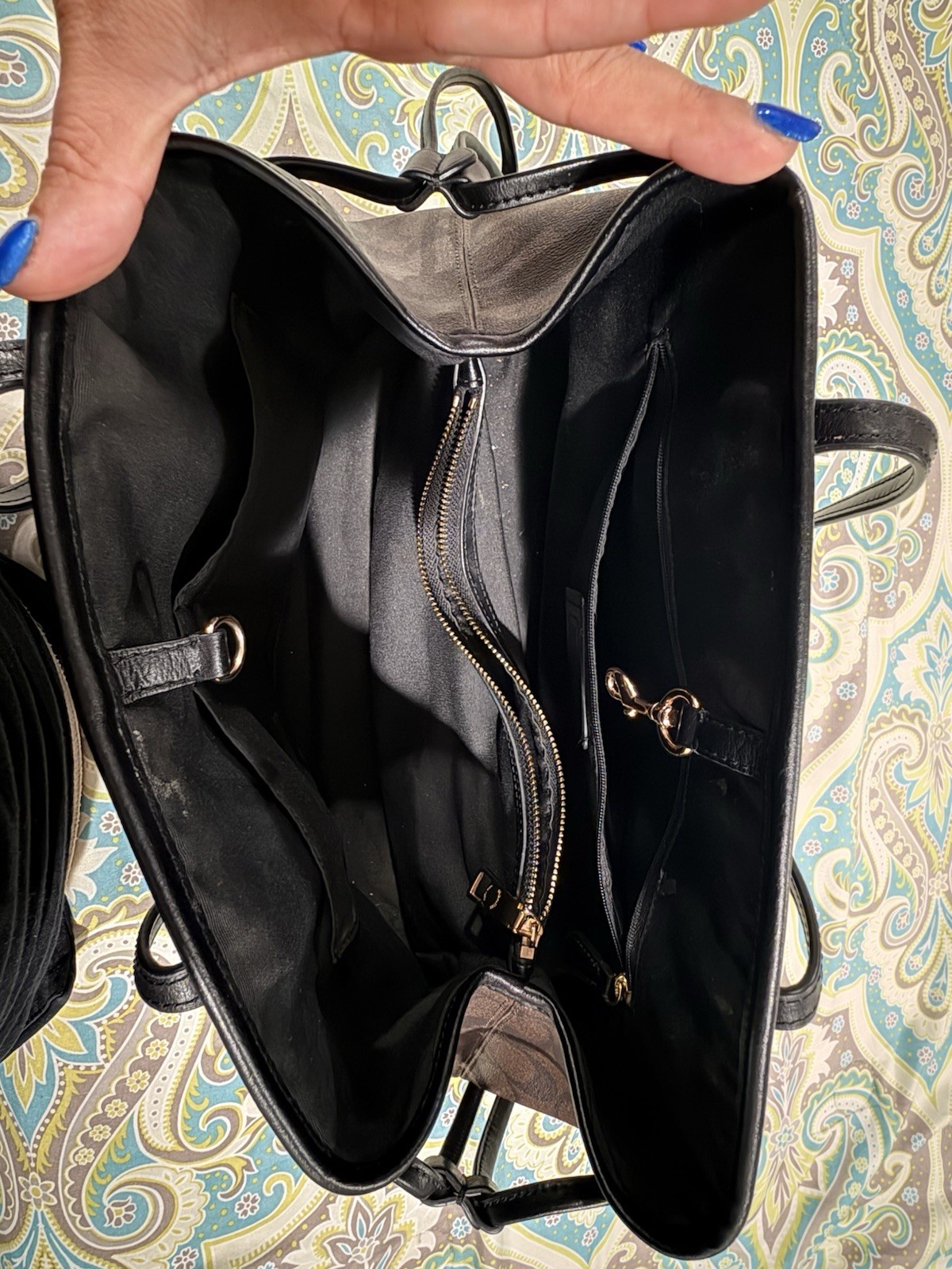 Coach Drawstring Signature Drawstring Carryall Sh… - image 7