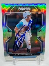 2022 Panini Prizm Draft Silver PDP177 Danny Serretti SIGNED