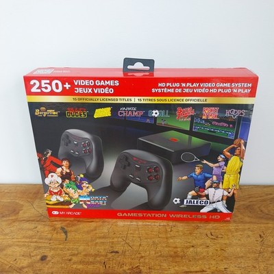 My Arcade Retro Game Station 250+ eingebaute Spiele HD Wireless Controller Konsole