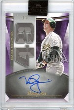 Mark McGwire 2021 Luminaries Home Run Kings Purple Autograph Card #HRK-MMC 1/3