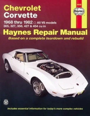 Chevrolet Corvette 1968-82 | J H Haynes | Taschenbuch | Englisch | 2016