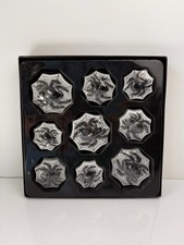 VTG Set Halloween 3D Floating Spider Web Wax Candles Spooky Scary - New Open Box