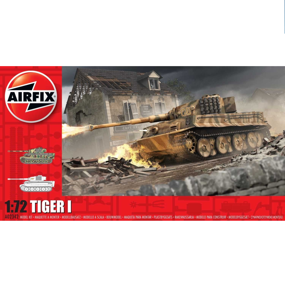 Airfix A02342 Tiger 1 German Tank 1:72 Scale Kit