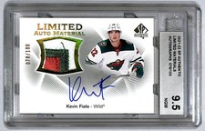 Kevin Fiala 2021-22 SP Authentic Limited Auto Patch /100 #LAM-KF ACA 9.5