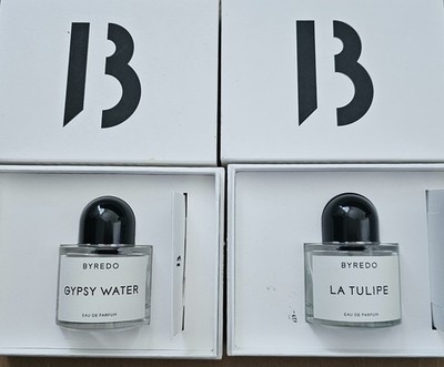 Parfum  Flakons leer Byredo Gypsy Water 50ml und La Tulipe 50ml