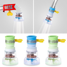 3 Pcs Faucet Filter Set 360 Rotating Sink Extender Water Saver Kitchen Bathroom