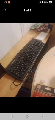 eMachines Black Wired Computer Keyboard with Numeric Keypad Gently Used No Box