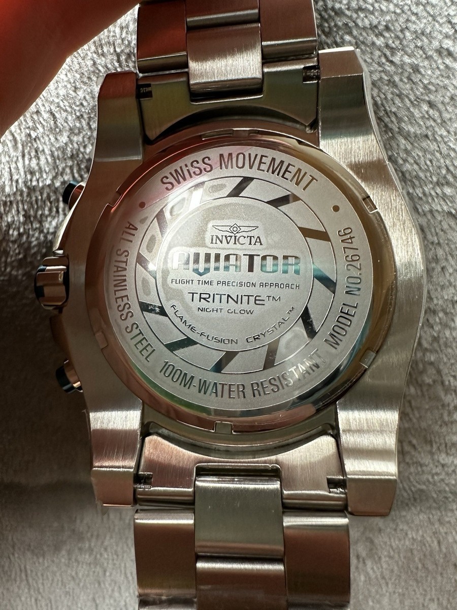 Invicta Aviator Blue Men's Watch - 26746 for sale online | eBay