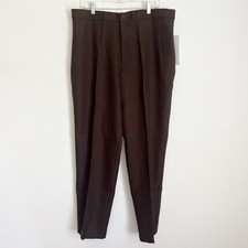Vintage Levi  s Bend Over Straight Leg Pants Brown Slacks Size 20 New Tags