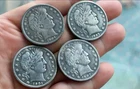 Bulk Lot of 4  Barber Half Dollar 50c High Grade A++++