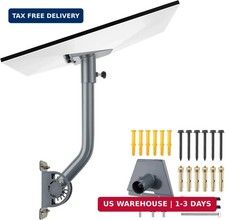 Starlink Gen 3 Mount, Adjustable Heavy Duty Wall, Roof Pole Mount Kit with Alumi