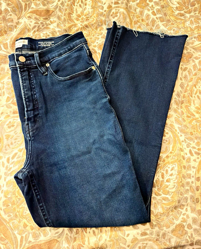 Good American Women’s Good Standard High-Rise Kick Flare Jeans Size 10