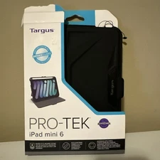 New Targus Pro-Tek For IPad Mini 6 Case Black THZ911US Antimicrobial Protection