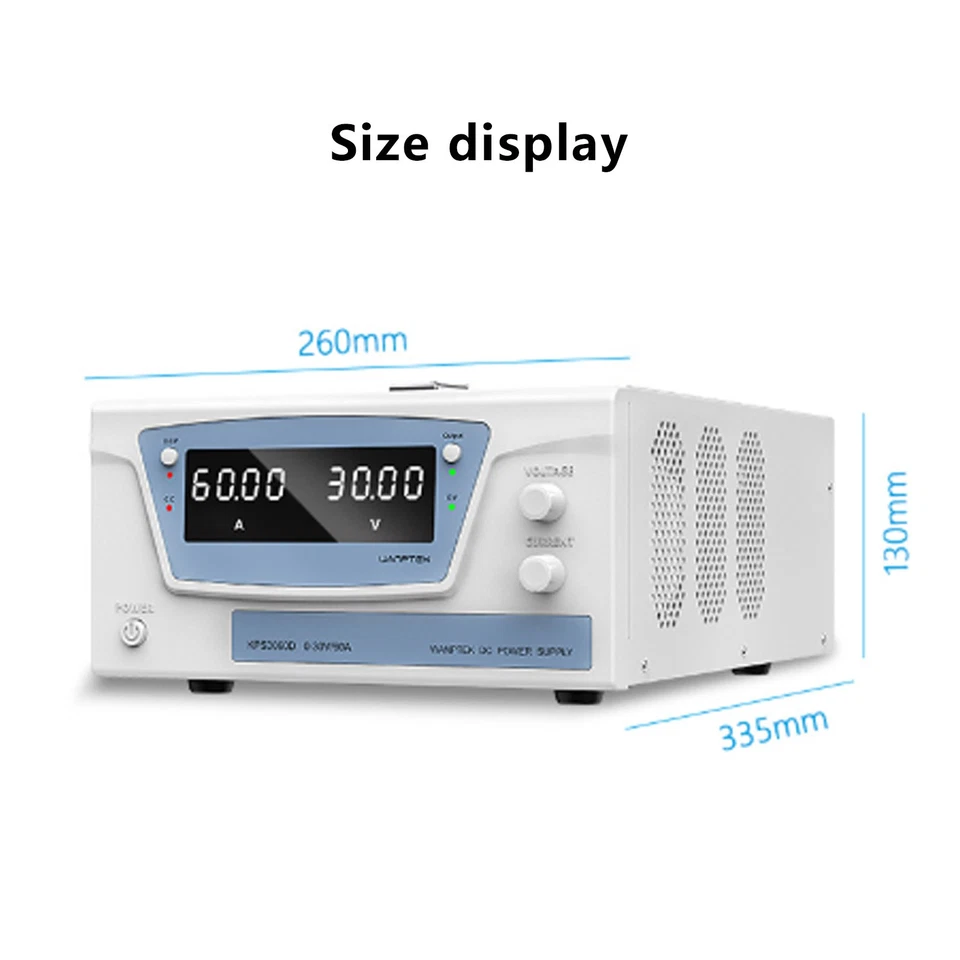 Lab Adjustable DC Power Supply Variable Bench Switching 15V 30V 50A 60A 80A 100A - Image 2 of 4
