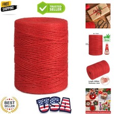 Red Twine, 656 Feet 2mm Christmas Twine String for Gift Wrapping, Crafts, Pac...