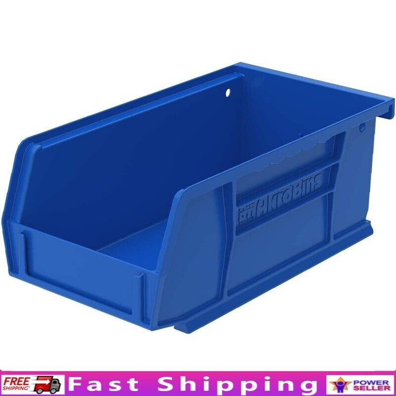 Stackable Plastic Storage Bins 24-Pack for Garage Pantry Crafts Classroom Organization  