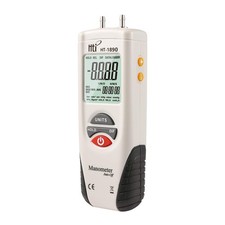 Digital Manometer, Dual Port Air Pressure Meter Pressure Gauge HVAC Gas Teste...