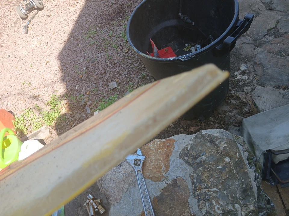 Yamaha Tri Moto YTM 225DX 1983 lado izquierdo tanque de gasolina cubierta/panel Foto 4 de 4