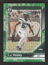C.J. Mosley 2024 Donruss Optic Dragon #/24 #157