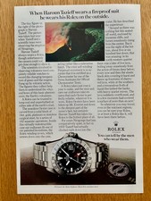 Rolex Explorer II ref. 1655 Haroun Tazieff 1974 Vintage Watch Pubblicità Pubblicità