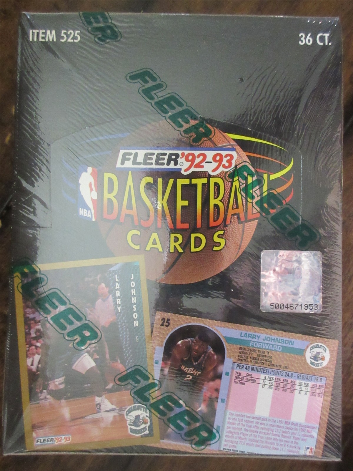 1992 92-93 Fleer Basketball Series 1 Unopened Wax Box