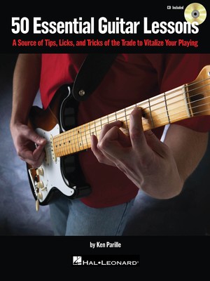 50 Essential Guitar Lessons Tips Licks & Tricks Learn to Play Music Tab Book CD