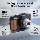 5K Digital Camera Retro Mirrorless Camera For Travel Adventures