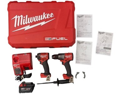 MILWAUKEE 3697-22 M18 FUEL 2-TOOL COMBO KIT DRILL & IMPACT (IE-JEM) (PPJ062737)