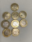 Lote De 9 Monedas De 20 Pesos Conmemorativas En Muy Buen Estado