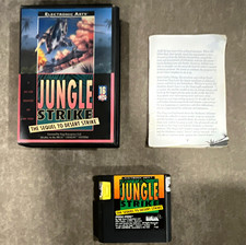 Electronic Arts Jungle Strike for Sega Genesis NTSC-U/C w/ Manual