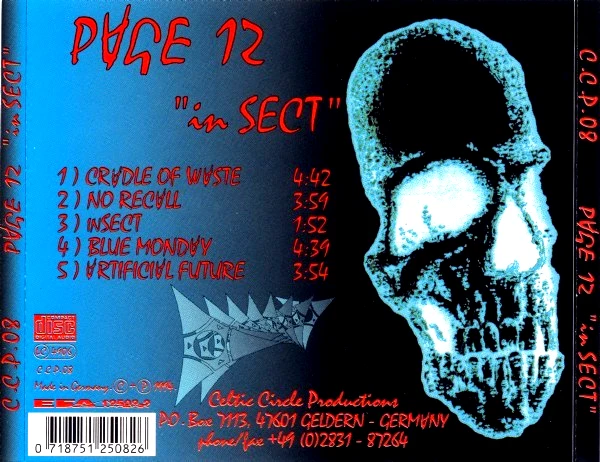 PAGE 12 InseCt CD1994 Covenant Project Pitchfork Placebo Effect Wumpscut YelworC - Bild 2 von 4