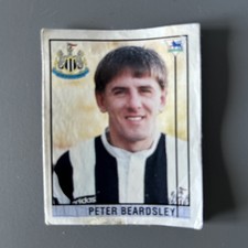 Merlin Premier League 1996 Football Sticker Peter Beardsley Newcastle United