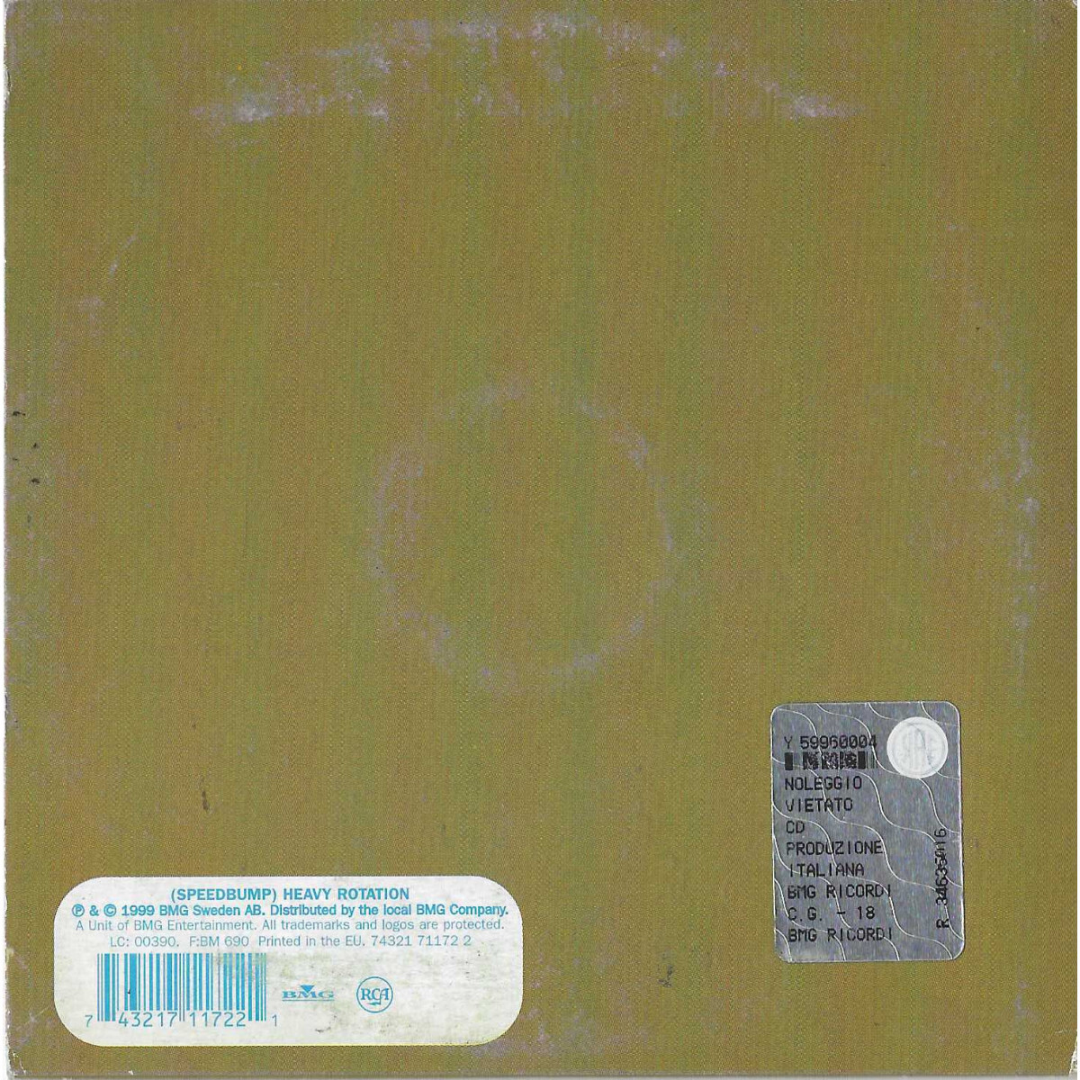 Speedbump CD 'S Single Don't You Love Me / RCA - 74321711722 New